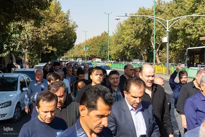 تشییع پیکر مرحوم عباس صناعت در اصفهان