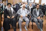 آیت‌الله محمدباقر محمدی لائینی در دیدار اعضای ستاد بزرگداشت هفته دفاع مقدس و جمعی از پیشکسوتان جهاد و مقاومت