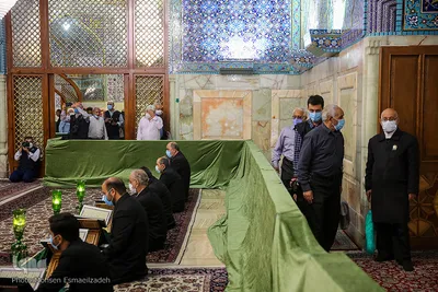 آیین سنتی «صفه» در حرم مطهر رضوی
