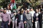 خروش ملایری‌ها علیه جنایت‌های رژیم کودک‌کش صهیونیستی