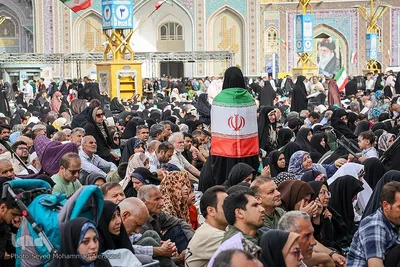 مراسم دعای عرفه در حرم مطهر رضوی
مراسم پر فیض
