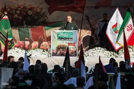 تشییع 280 شهید گمنام همزمان با سالروز شهادت حضرت زهرا در کشور