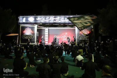 آیین عزاداری محرم در باغ جنت شیراز