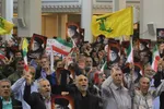 بزرگداشت شهادت سیدحسن نصرالله و عباس نیلفروشان در حرم شاهچراغ