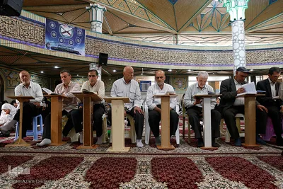 محفل انس با قرآن در مسجد جامع المهدی قزوین