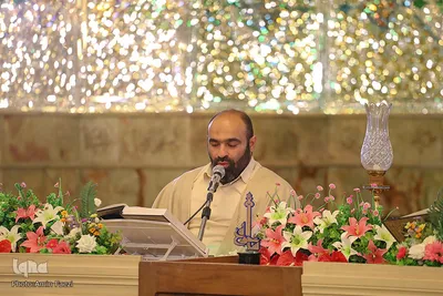 جزء خوانی قرآن کریم در حرم مطهر شاهچراغ (ع)