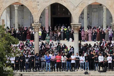 اولین نماز جمعه مسجدالاقصی در ماه مبارک رمضان