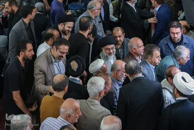 مراسم ترحیم حاجیه خانم فلسفی، همسر مرحوم آیت‌الله مصطفی مسجدجامعی