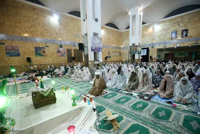 مراسم اعتکاف دانشجویی