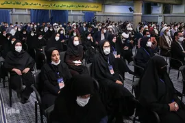 دیدار نخبگان و استعدادهای برتر تحصیلی با رهبری