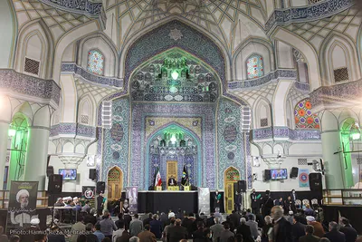 مراسم یادبود آیت الله محمدی ری شهری