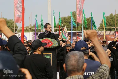 عزاداری سنتی روز تاسوعا در بندرعباس