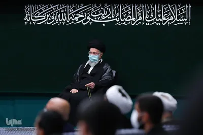 مراسم عزاداری اربعین حسینی با حضور رهبر انقلاب اسلامی در حسینیه‌ی امام خمینی (ره)