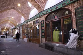 سیاه پوش شدن بازار تبریز