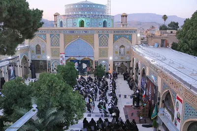 مراسم عزاداری سومین روز از شهادت حضرت اباعبدالله الحسین(ع) در شیراز