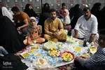 سفره‌های افطاری در جوار آستان علوی