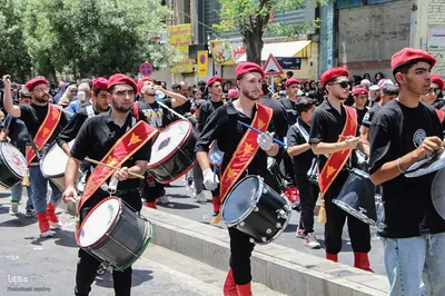 مراسم عزاداری روز عاشورا در ملایر