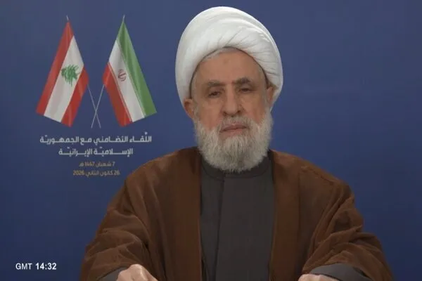Hizbullah lideri Naim Kasım'dan İran'a büyük destek