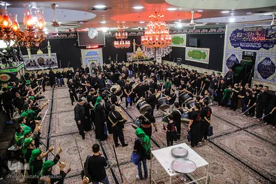 آیین مشعل گردانی در دولت آباد