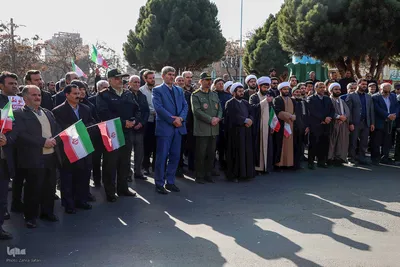راهپیمایی ضد اسرائیلی و حمایت از پیروزی مقتدرانه جبهه مقاومت در شهرستان اهر
