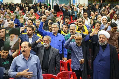 سوگواره هفتمین روز شهادت رئیس‌جمهور در اصفهان