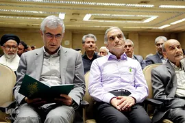 سید محمدعلی افشانی در مراسم ترحیم عباس دوزدوزانی