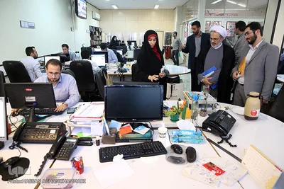 بازدید حجت الاسلام احمدی، رییس ستاد مرکزی پیاده روی اربعین از ایکنا