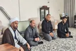 دیدار هیئت رئیسه فرمانده انتظامی لرستان با خانواده شهید «کسری رحمتی»