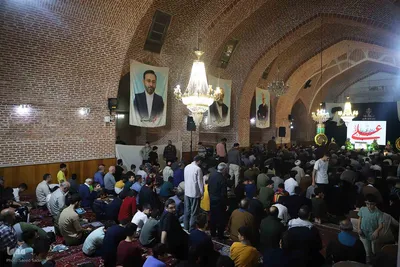 مراسم معنوی اعتکاف در تبریز