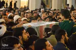 مراسم تشییع دو شهید گمنام در قم