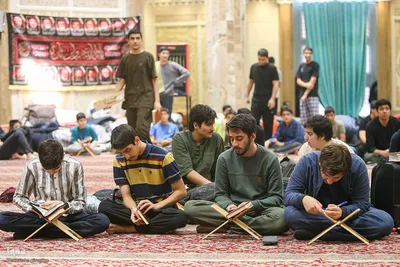 مراسم اعتکاف در مسجد جامع امام صادق (ع)
