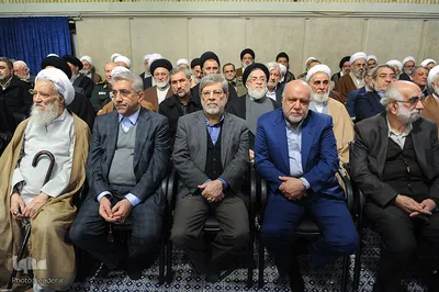 دیدار مسئولان نظام و میهمانان کنفرانس وحدت اسلامى‌ با رهبر انقلاب