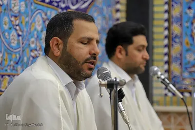 جزءخوانی قرآن در حسینیه امام رضا(ع) اهواز