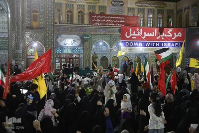 اعلام انزجار و فریاد انتقام مردم قم علیه تجاوز آمریکا به خاک ایران