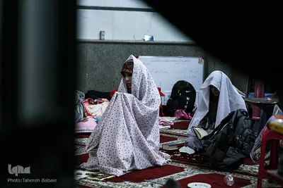 مراسم اعتکاف بانوان در مسجد باغستانی

