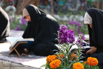 جزء‌خوانی قرآن کریم در چهارباغ اصفهان