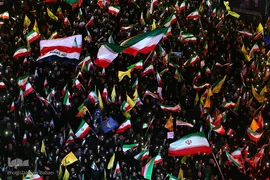 تشییع پیکر سردار شهید حاج مجید خادمی در تهران