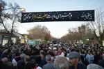 تشییع پیکر دو شهید گمنام در الشتر و نورآباد