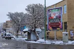 اولین بارش برف در همدان‎
