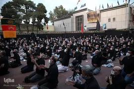 مراسم عزاداری شب هفتم محرم در هیئت بیت الحسین(ع)