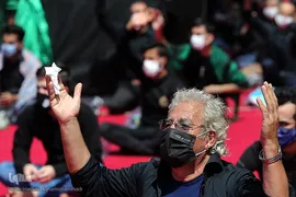 مراسم عزاداری ظهر عاشورای حسینی در آستان مقدس امامزاده صالح(ع) تهران