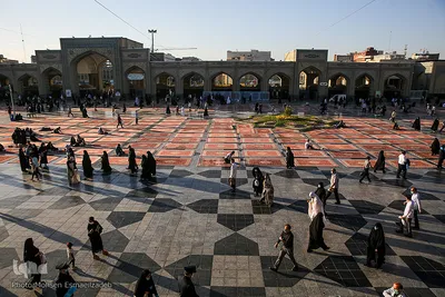 اقامه نماز عید قربان در حرم امام رضا(ع)
