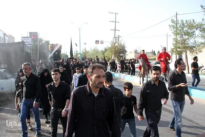 آیین پیاده‌روی جاماندگان اربعین حسینی در یزد