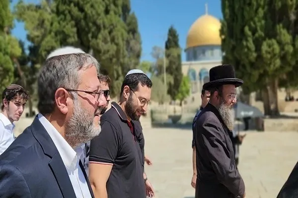 تکرار هتک حرمت مسجدالاقصی از سوی صهیونیست‌ها + فیلم