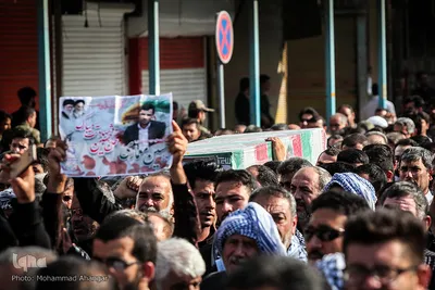 تشییع و خاکسپاری شهید «حسین معماری»