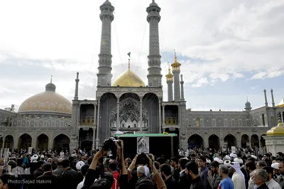 مراسم تشیع پیکر مطهر آیت الله اسدالله ایمانی در قم