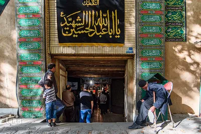 مراسم تعزیه خوانی در حسینیه اعظم برغان / البرز