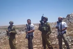 Armed Israeli Settlers, Soldiers Raid Palestinian School in WB