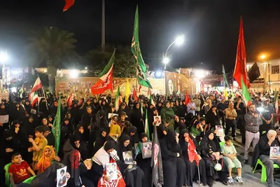 صد و چهل‌ودومین اجتماع مردم انقلابی بابلسر در میدان شهدا 