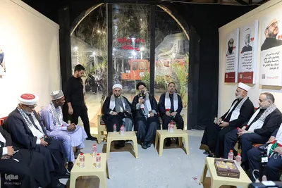 استقبال فلسطینی‌ها از نماینده رهبر انقلاب در موکب الاقصی